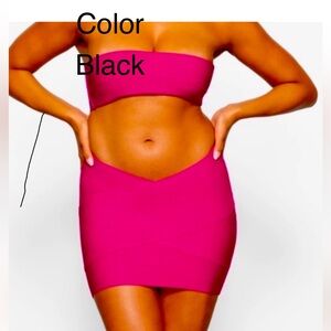 NWT!  (In black) Skims Knit beachwear skirt/coverup! Size medium